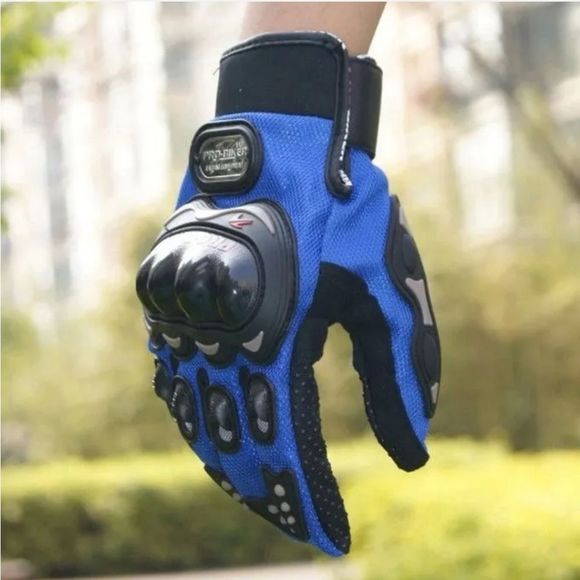 PRO-BIKER Motorcycle Motorbike Racing Riding ATV Shock-proof Full Finger Gloves - Picture 2 of 3